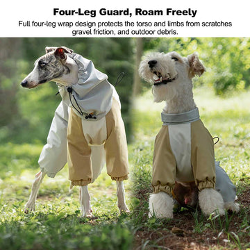 4-Leg Pet Outdoor Jacket, 3-in-1 Waterproof Windproof Reflective Warm Coat | Traverseon