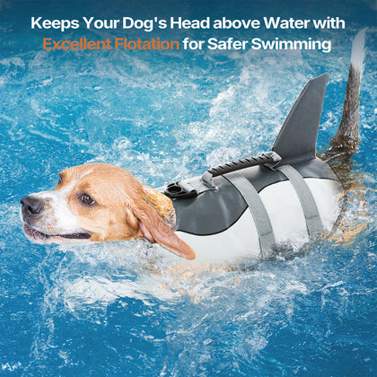 Full Chest and Belly Protection Dog Swimming Life Vest
