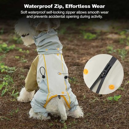 4-Leg Pet Outdoor Jacket, 3-in-1 Waterproof Windproof Reflective Warm Coat | Traverseon
