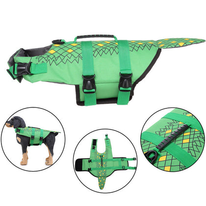 Full Chest and Belly Protection Dog Swimming Life Vest