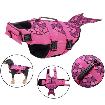 Full Chest and Belly Protection Dog Swimming Life Vest