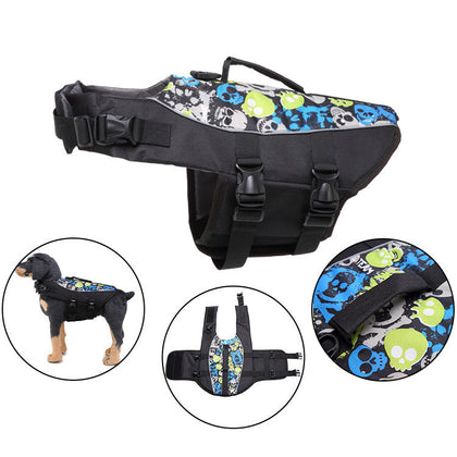 Full Chest and Belly Protection Dog Swimming Life Vest