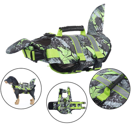 Full Chest and Belly Protection Dog Swimming Life Vest