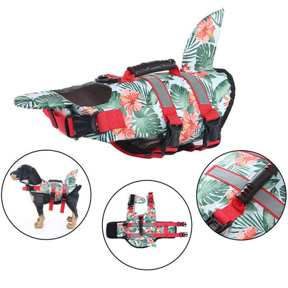 Full Chest and Belly Protection Dog Swimming Life Vest