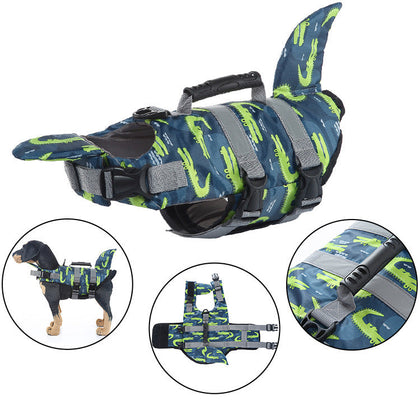 Full Chest and Belly Protection Dog Swimming Life Vest
