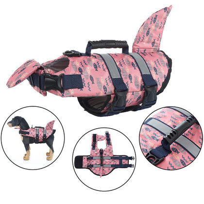 Full Chest and Belly Protection Dog Swimming Life Vest