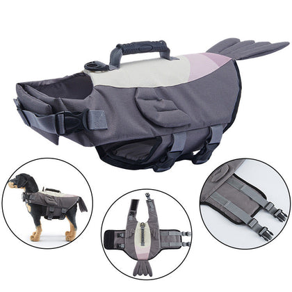Full Chest and Belly Protection Dog Swimming Life Vest