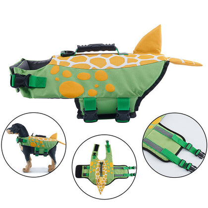 Full Chest and Belly Protection Dog Swimming Life Vest