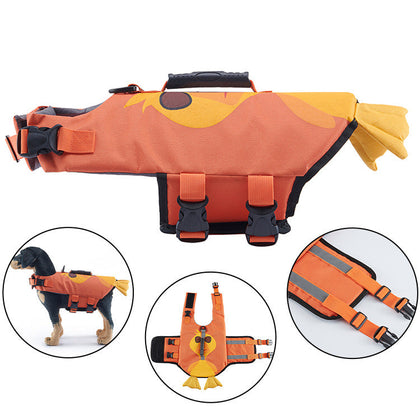 Full Chest and Belly Protection Dog Swimming Life Vest