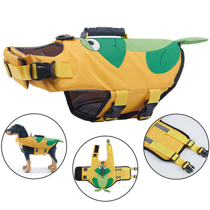 Full Chest and Belly Protection Dog Swimming Life Vest