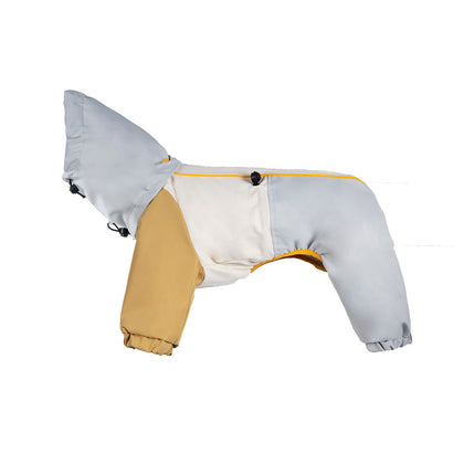 4-Leg Pet Outdoor Jacket, 3-in-1 Waterproof Windproof Reflective Warm Coat | Traverseon