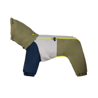 4-Leg Pet Outdoor Jacket, 3-in-1 Waterproof Windproof Reflective Warm Coat | Traverseon